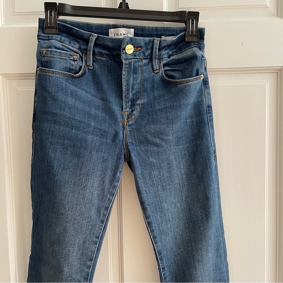Frame Denim Le Crop Mini Boot flare Jeans Women’s Size 25 - Picture 3 of 13